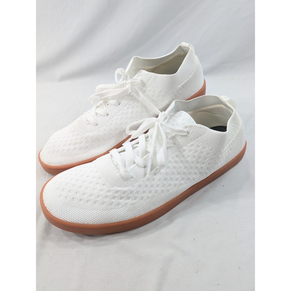 Suavs The Zilker Knit Navy White Mesh Shoe Lace-Up Sneakers Men's 13